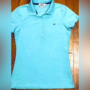 Vineyard Vines Ladies Heritage Pique Polo Sz S